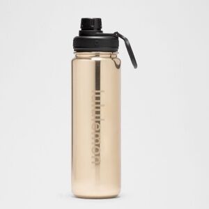 Lululemon Back To Life Sports Bottle 24oz Gold/Black NWT